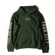 CUSTOMIZABLE CITY SLEEVE LOGO HOODIE