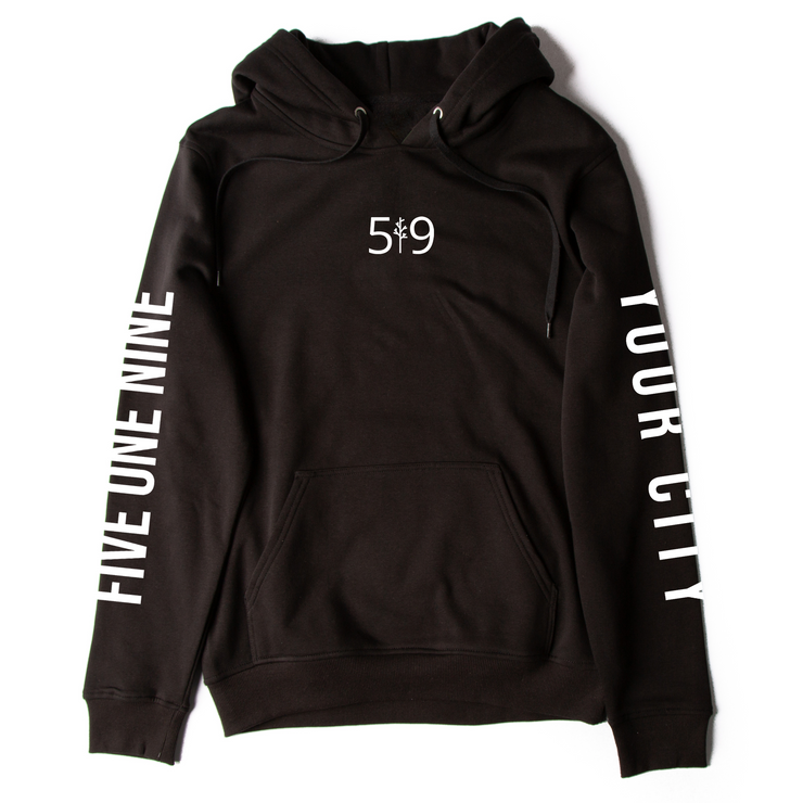 CUSTOMIZABLE CITY SLEEVE LOGO HOODIE