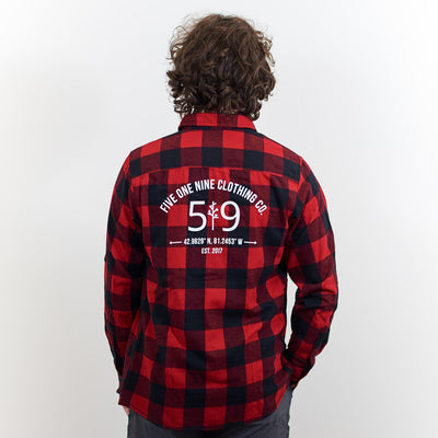 HEART OF THE 519 FLANNEL SHIRT (UNISEX)